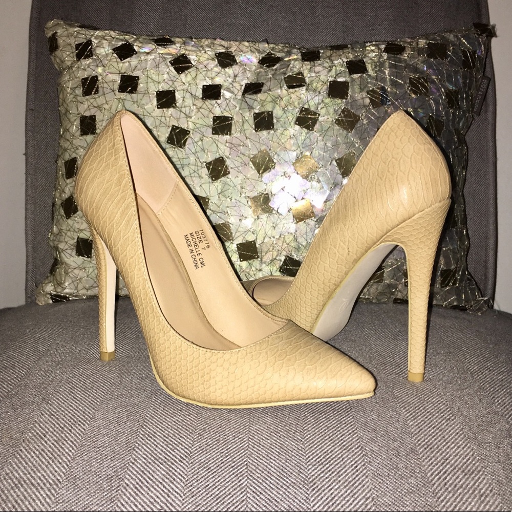 Snake Skin Heels